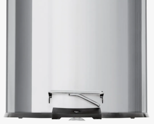 Lixeira Tramontina Inox 30 Litros Com Pedal Cinza Para Cozinha e Banheiro - Image 3