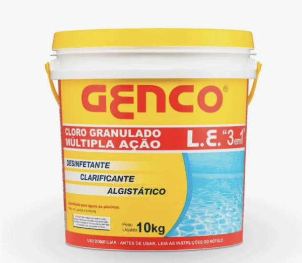 Cloro Genco Granulado 3 em 1 Múltipla Ação 10kg