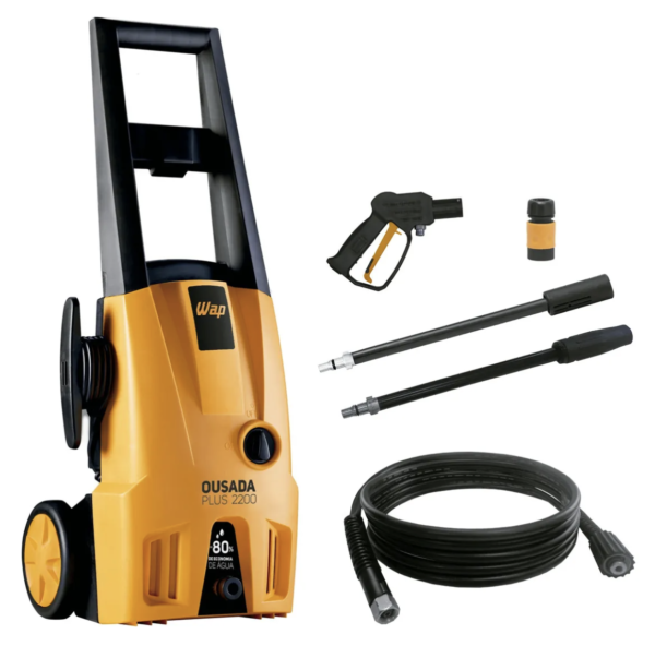 Lavadora Alta Pressão WAP Ousada Plus 2200 1500W 1750 PSI 127V – Compacta com Mangueira 3m
