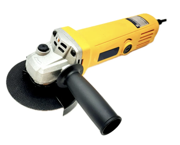 Esmerilhadeira Lixadeira 900w Profissional 115mm + Disco - 127v Amarelo 50/60hz - Image 3