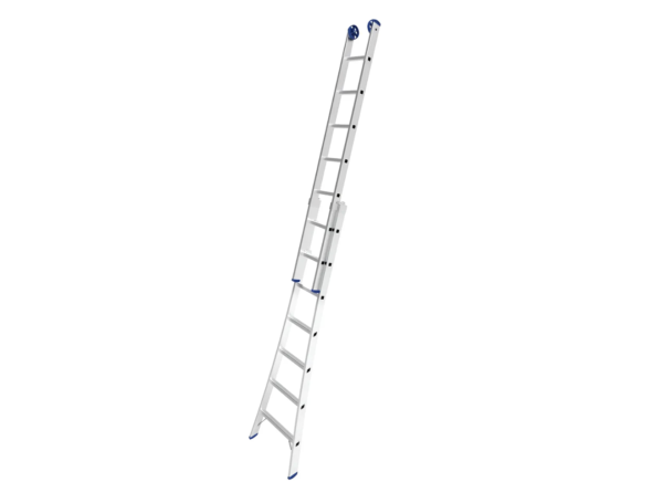 Escada Extensível Mor 3 Em 1 2 X 7 Degraus Em Alumínio